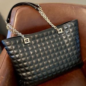 Antonio Melani Quilted Leather Shoulder Bag or Tote